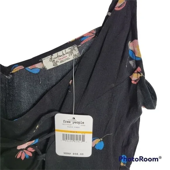 FREE PEOPLE Radea‎ Printed Lace-up Camisole Size SMALL - Picture 6 of 11